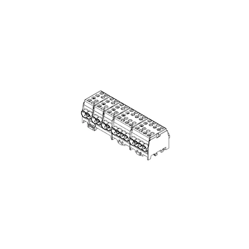 Pollmann 2080532 HLAK 35-5/18 BSG-S elosztóblokk 5P sínre 10x35mm2/ 18x25mm2, B, F, SZ, K, Z