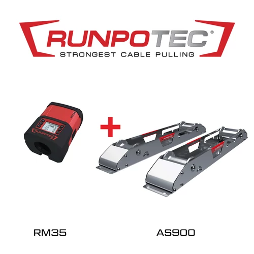 Runpotec AS900 lecsévélő sínek + RM35 kábelhosszmérő (987722)