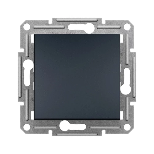 Schneider EPH0100171 ASFORA Egypólusú kapcsoló, rugós bekötés, antracit