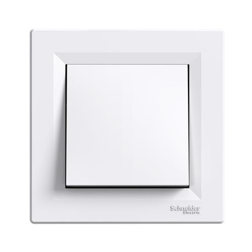 Schneider EPH0400421 ASFORA Váltókapcsoló - IP44, kerettel, fehér