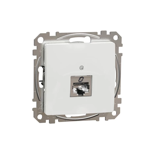 Schneider SDD111461S SEDNA 1xRJ45 Cat6 STP aljzat, fehér