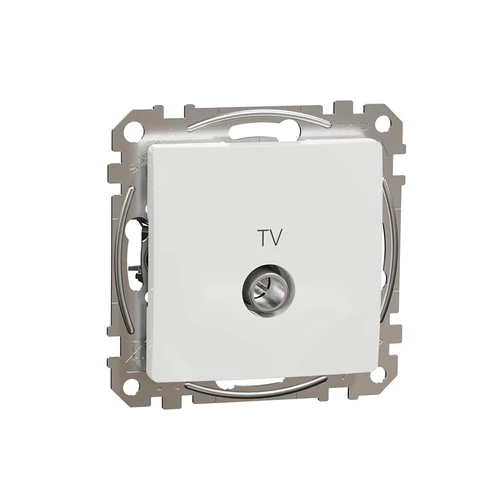 Schneider SDD111471 SEDNA TV aljzat, végzáró, 4 dB, fehér