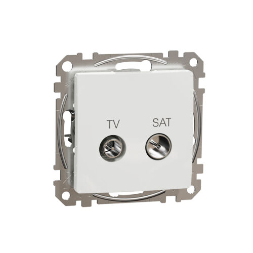 Schneider SDD111471S SEDNA TV/SAT aljzat, végzáró, 4 dB, fehér