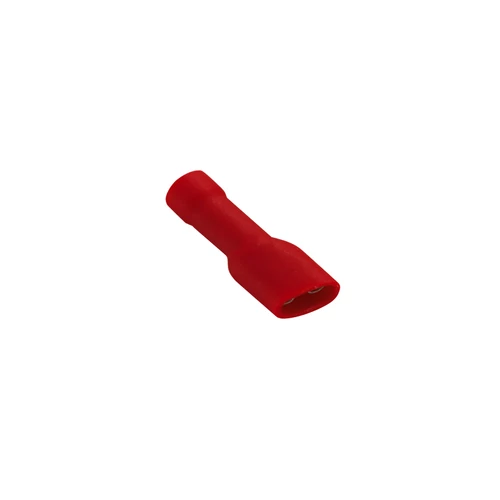 Tracon PTCSH6 Csúszósaru 1,5mm2 6,3x0,8mm telj. szigetelt hüvely piros