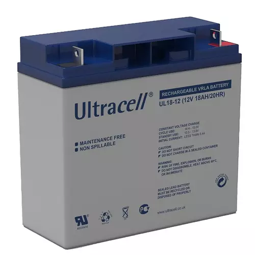 Ultracell UL18-12 akkumulátor 12V/18Ah