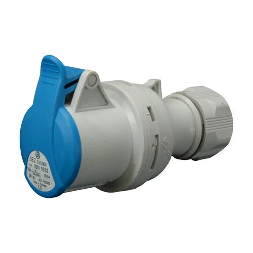 SEZ DK 10010636.00 Ipari dugalj lengő 16A 230V 2P+F IP44 kék