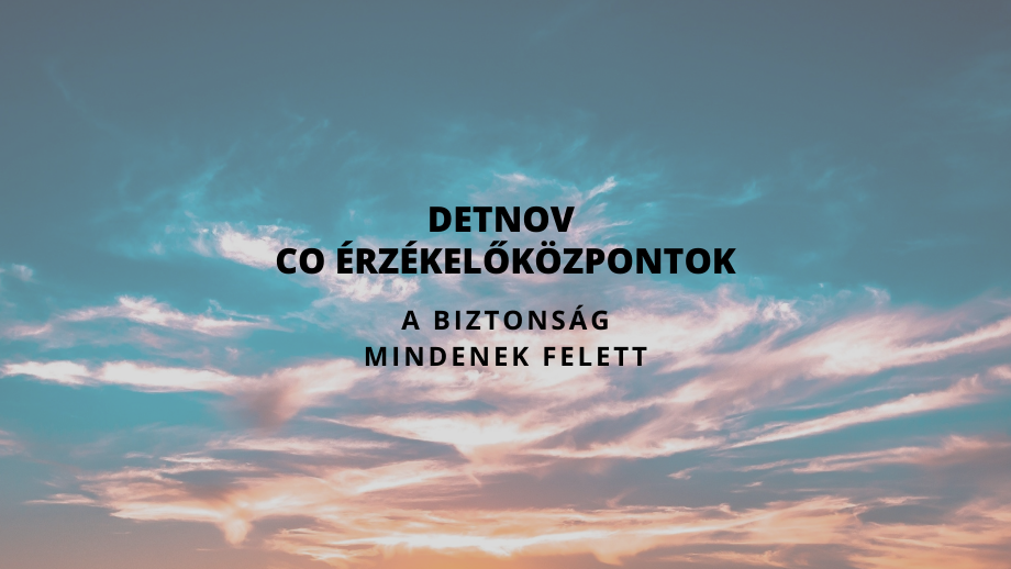 Vegyen most CO érzékelőközpontot!